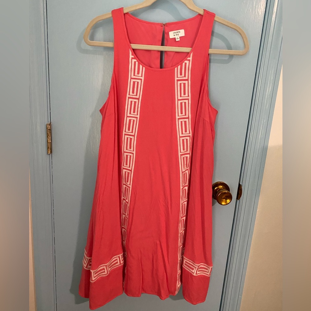 Crown and Ivy Coral Dress